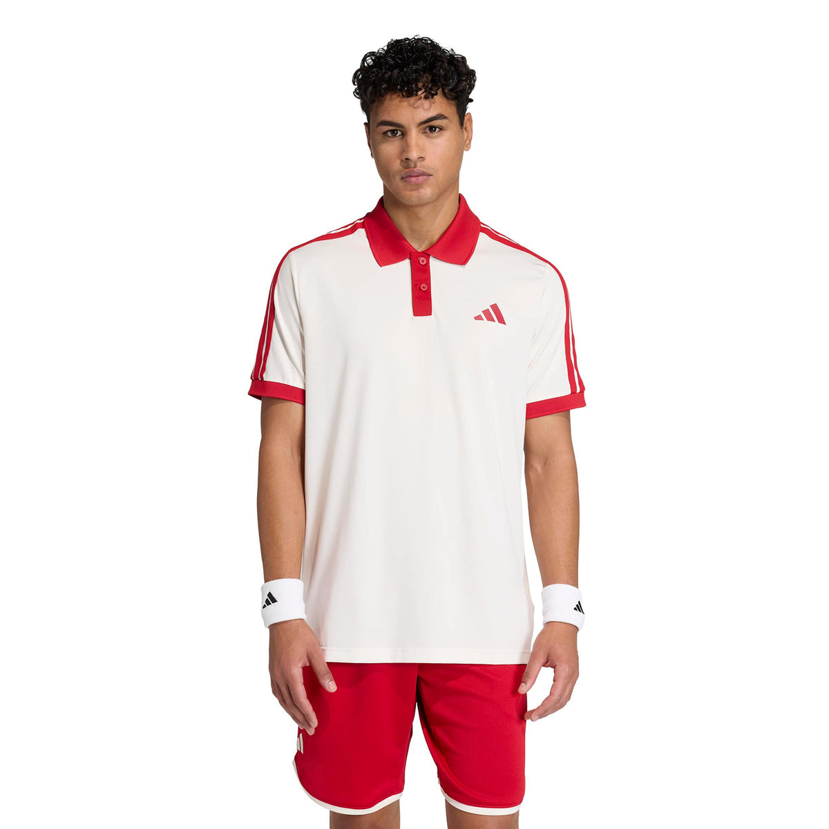 adidas Classics Polo Men - beige, red