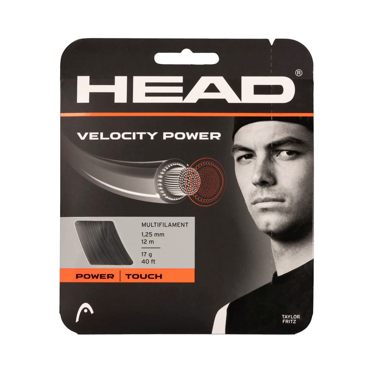 HEAD Velocity MLT Power String set 12m - black