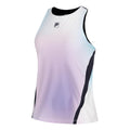 Savannah (built-in-bra) Tank Top Women - white, multicoloured