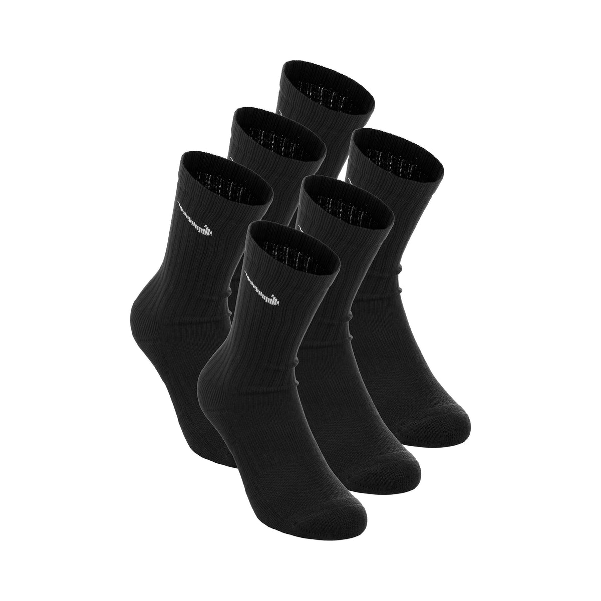 Nike Everyday Crew Tennis Socks 6 Pack Kids - black