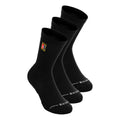 Crew Tennissocken 3er Pack Unisex - schwarz