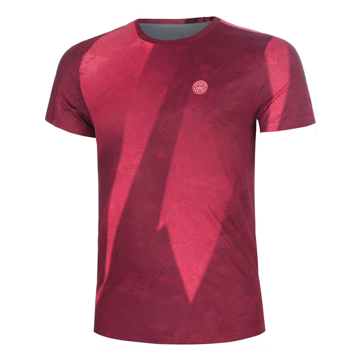BIDI BADU Freeze Out T-Shirt Herren - dunkelrot, pink