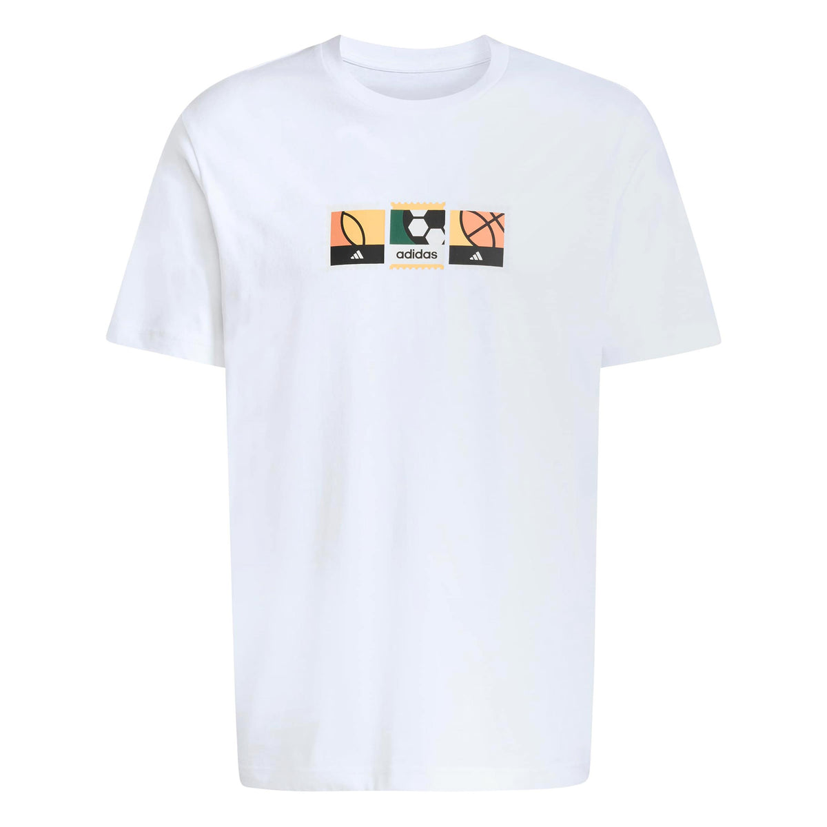adidas MOS Stamps Graphic T-Shirt Men - white, multicoloured