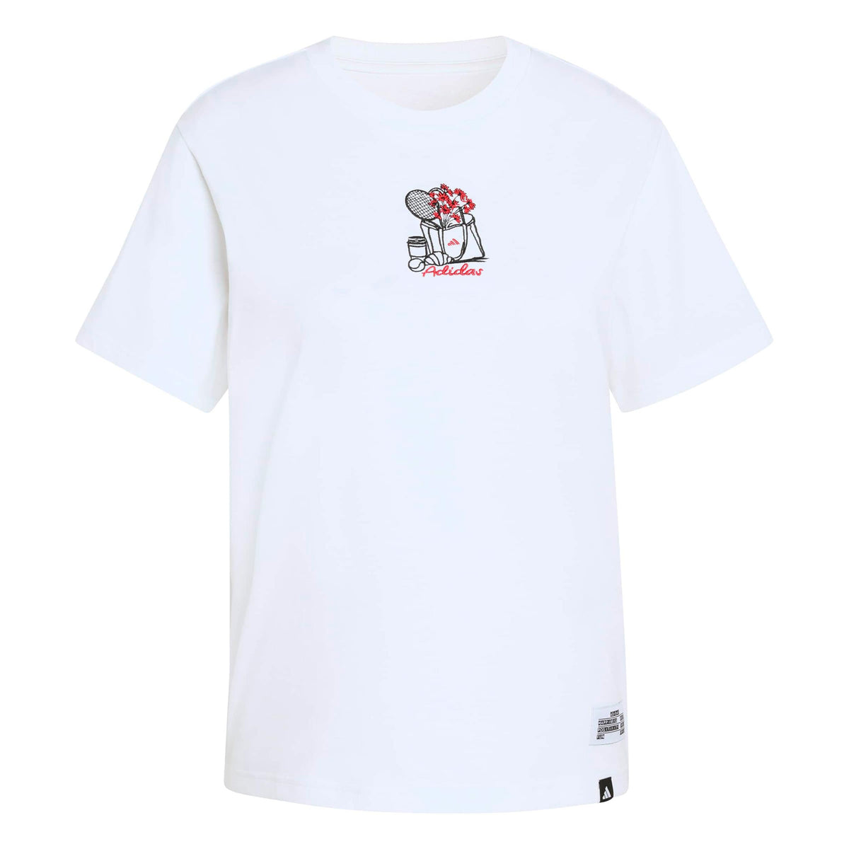 adidas MINI Embroidery Graphic T-Shirt Women - white, multicoloured