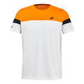 Performance Crew Neck T-Shirt Men - cream, orange