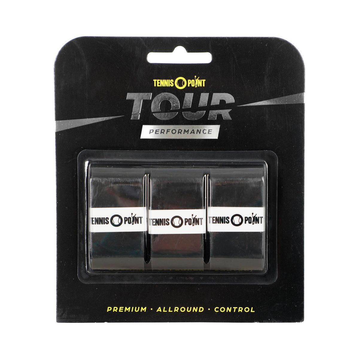 Tennis-Point Tour Performance 3er Pack - schwarz