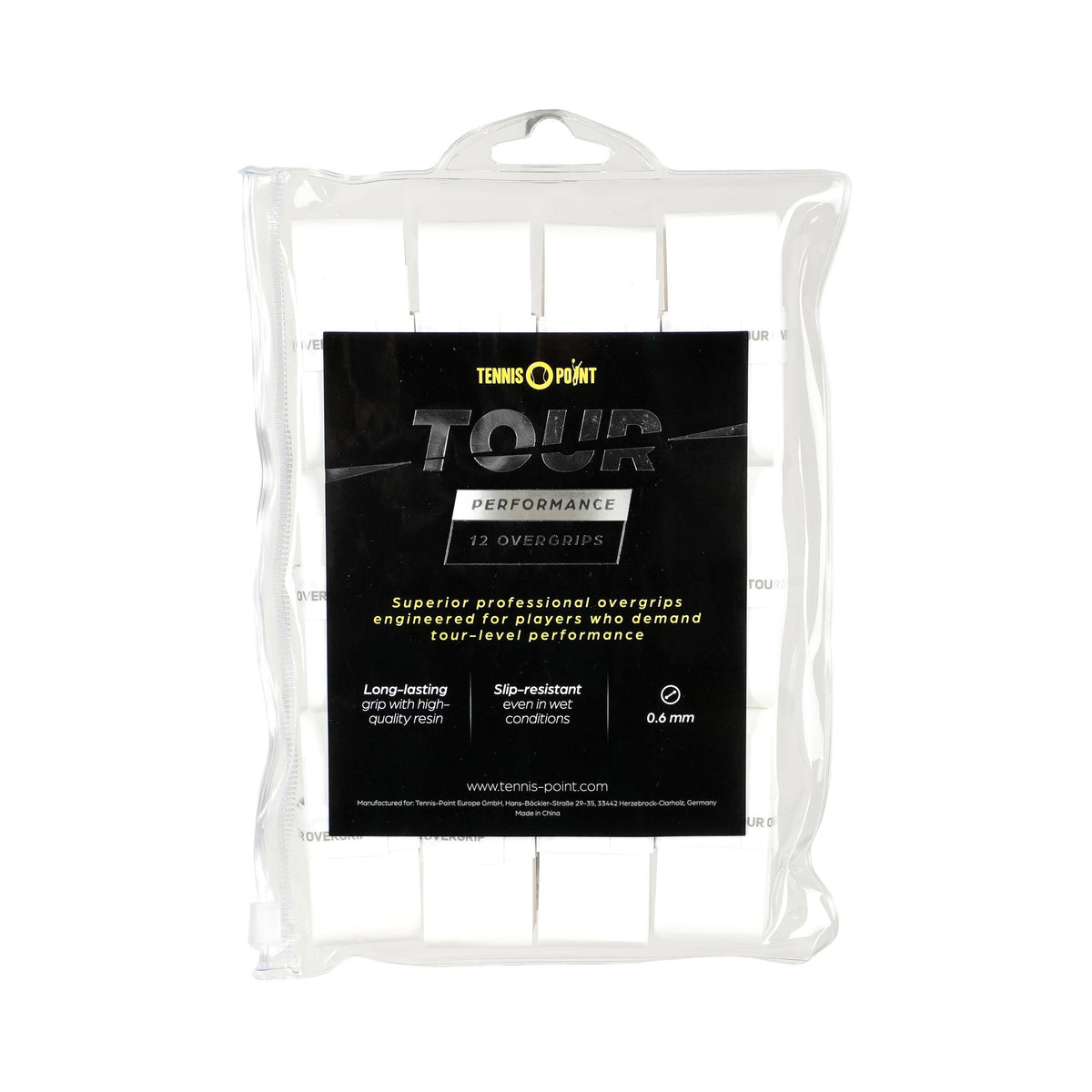 Tennis-Point Tour Performance 12 Pack - white