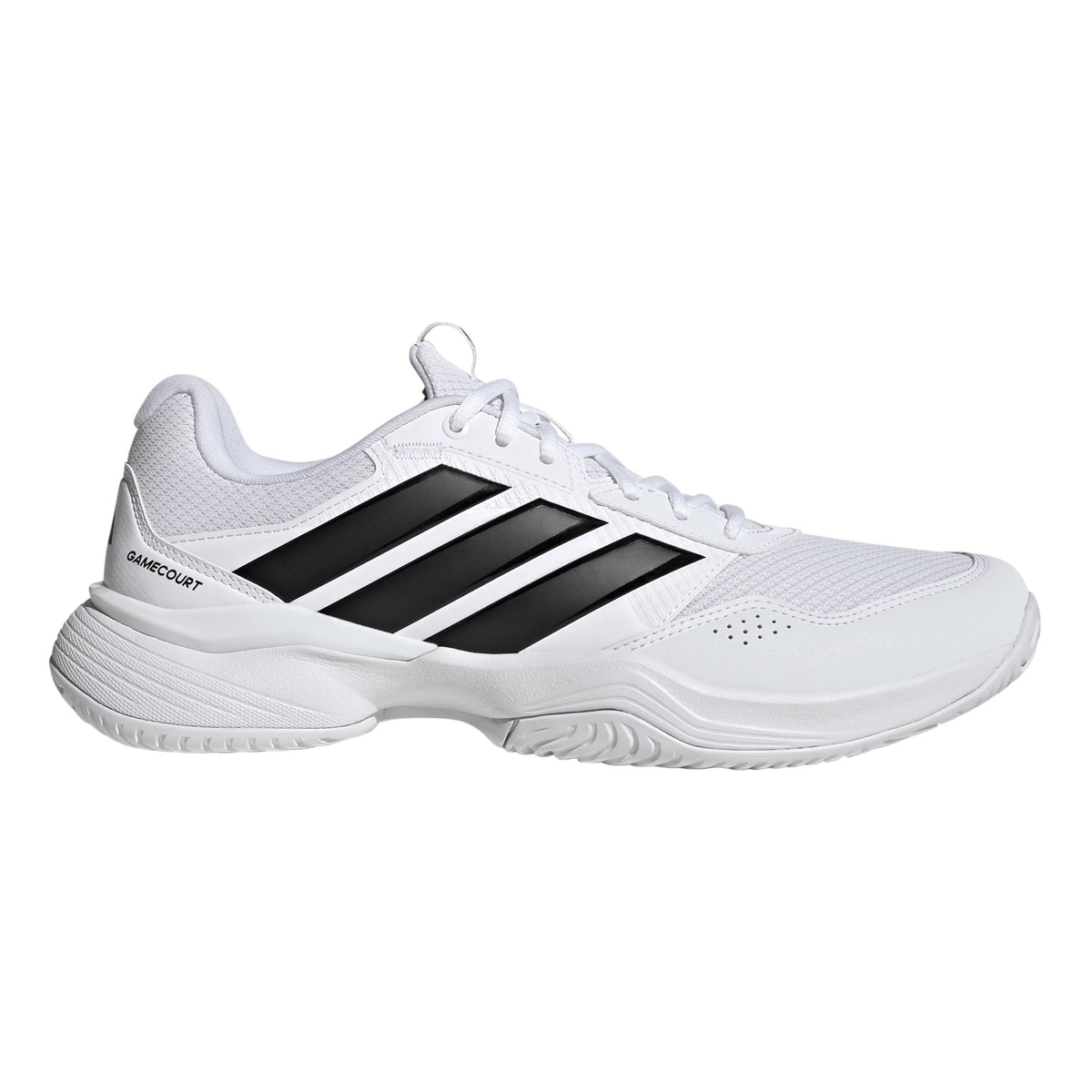 adidas GameCourt 3 Wide Allcourtschuh Herren - weiß, schwarz