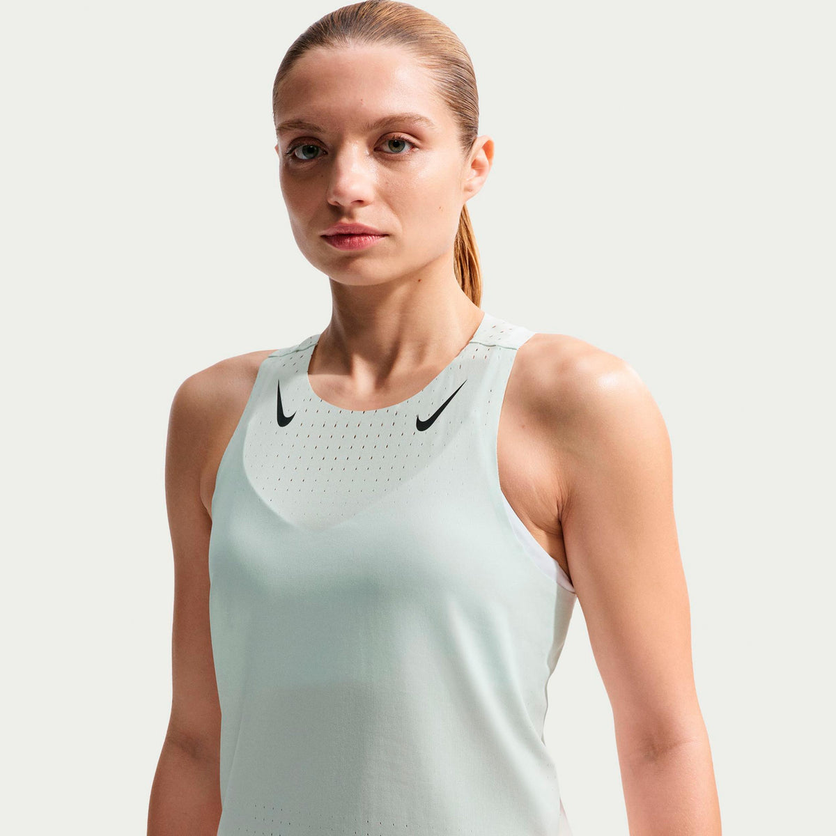 Nike AeroSwift  Running shirt Women - mint, black