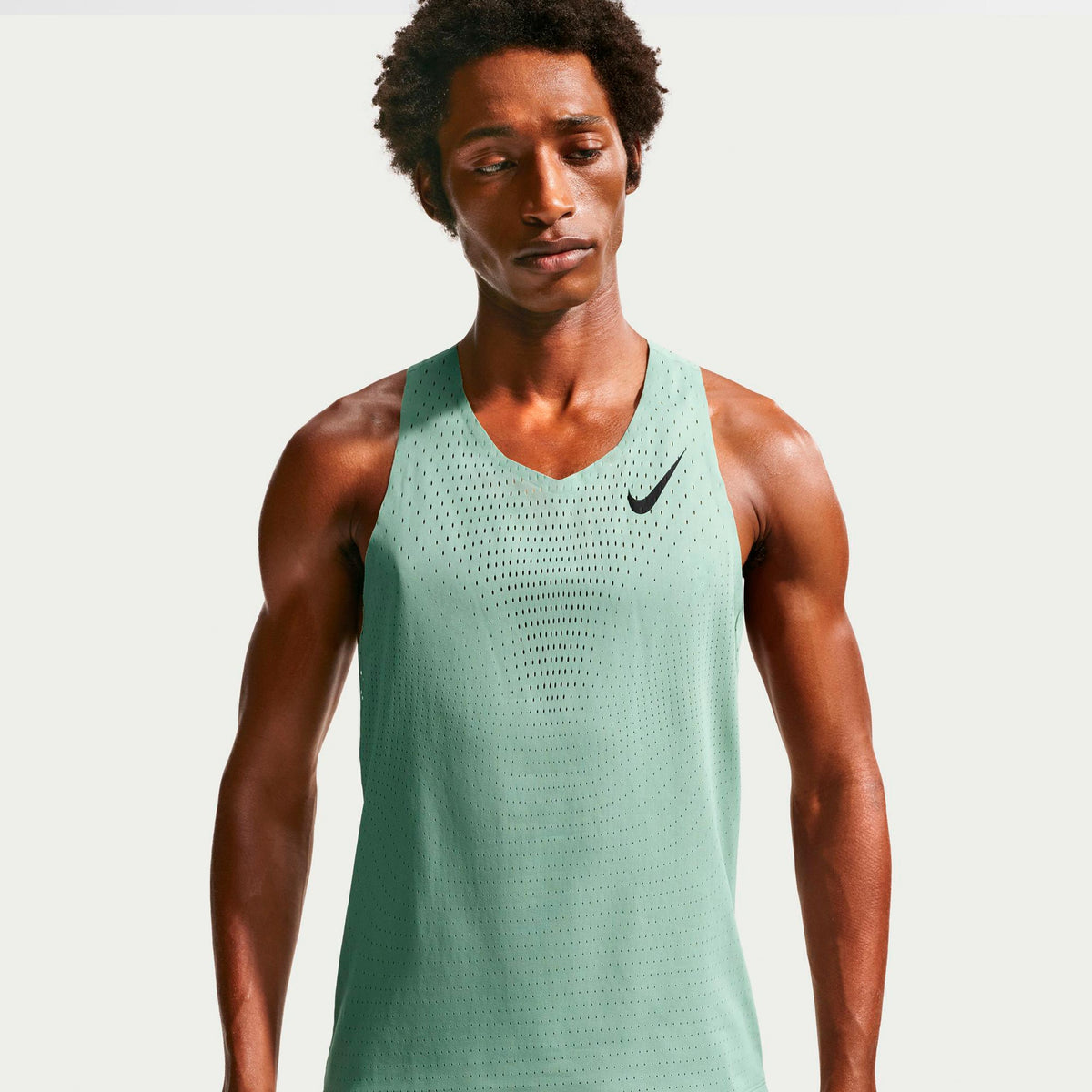 Nike AeroSwift  Running shirt Men - mint, black