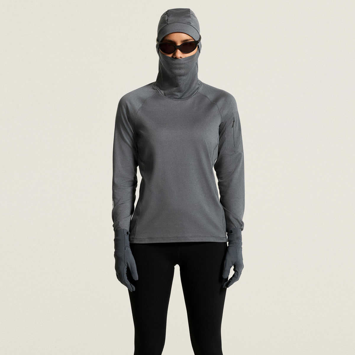 Craft SubZ Thermal Running shirt Women - anthracite