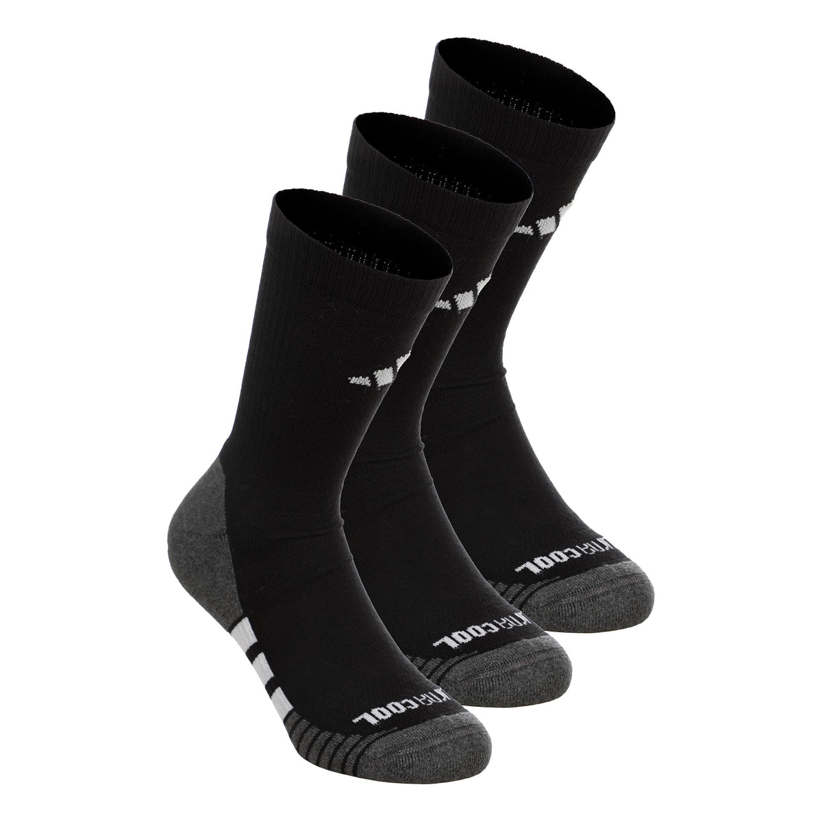 adidas Performance Cushioned Crew Running Socks Unisex - black
