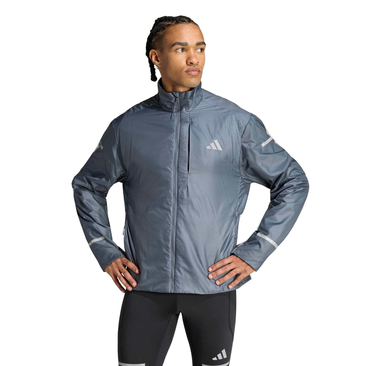 adidas adi365 Light Warm  Running jacket Men - blue grey