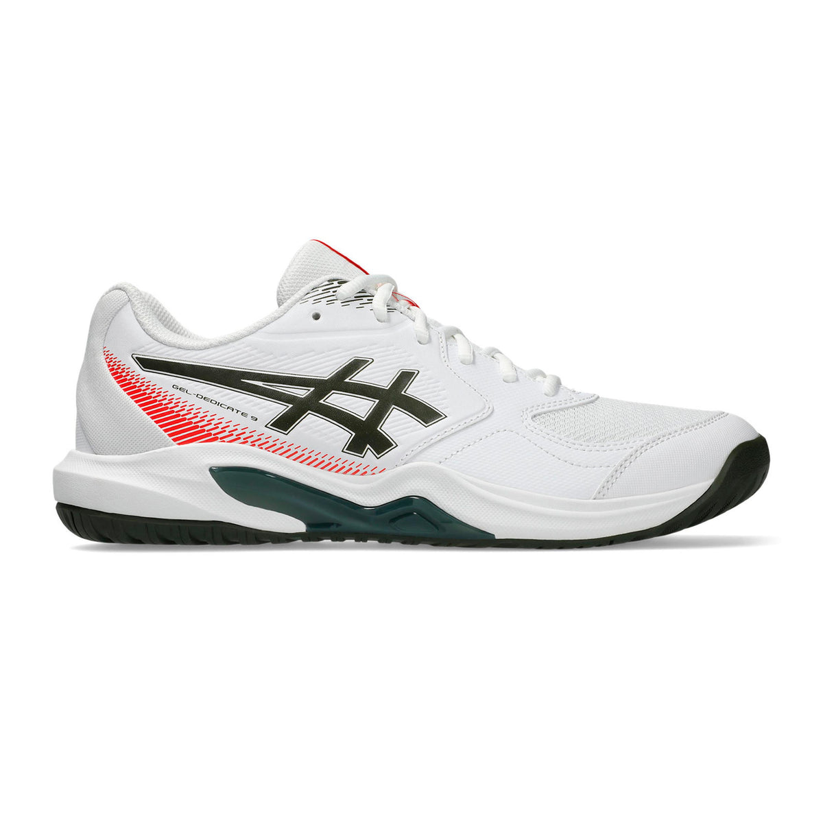 ASICS Gel-Dedicate 9 Allcourtschuh Herren - weiß, petrol