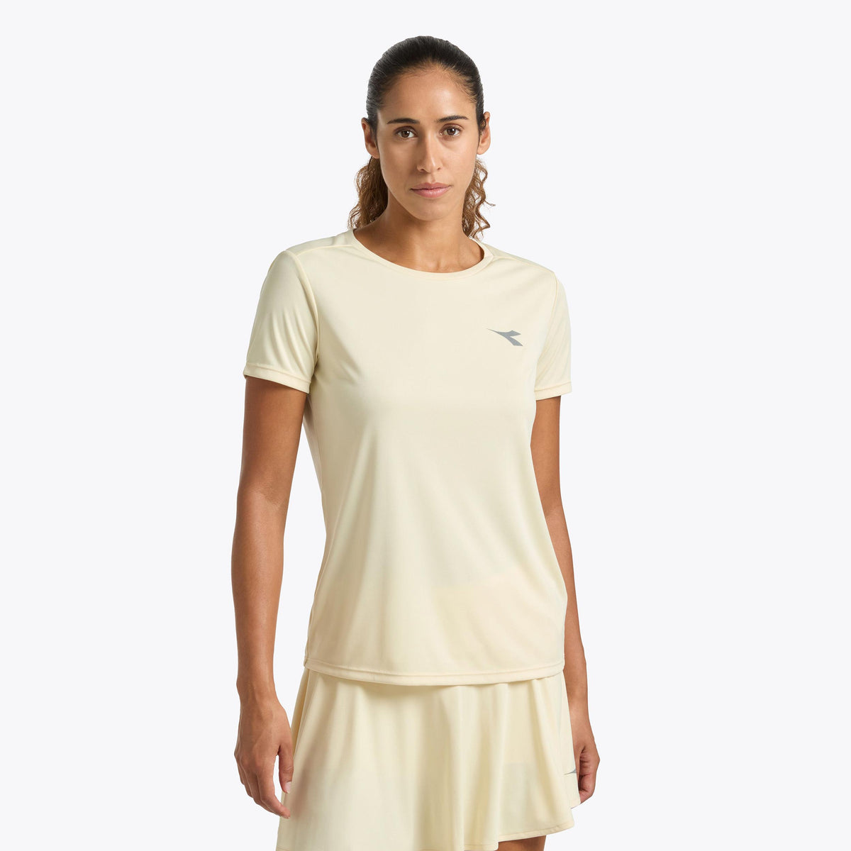 Diadora Court T-Shirt Damen - beige