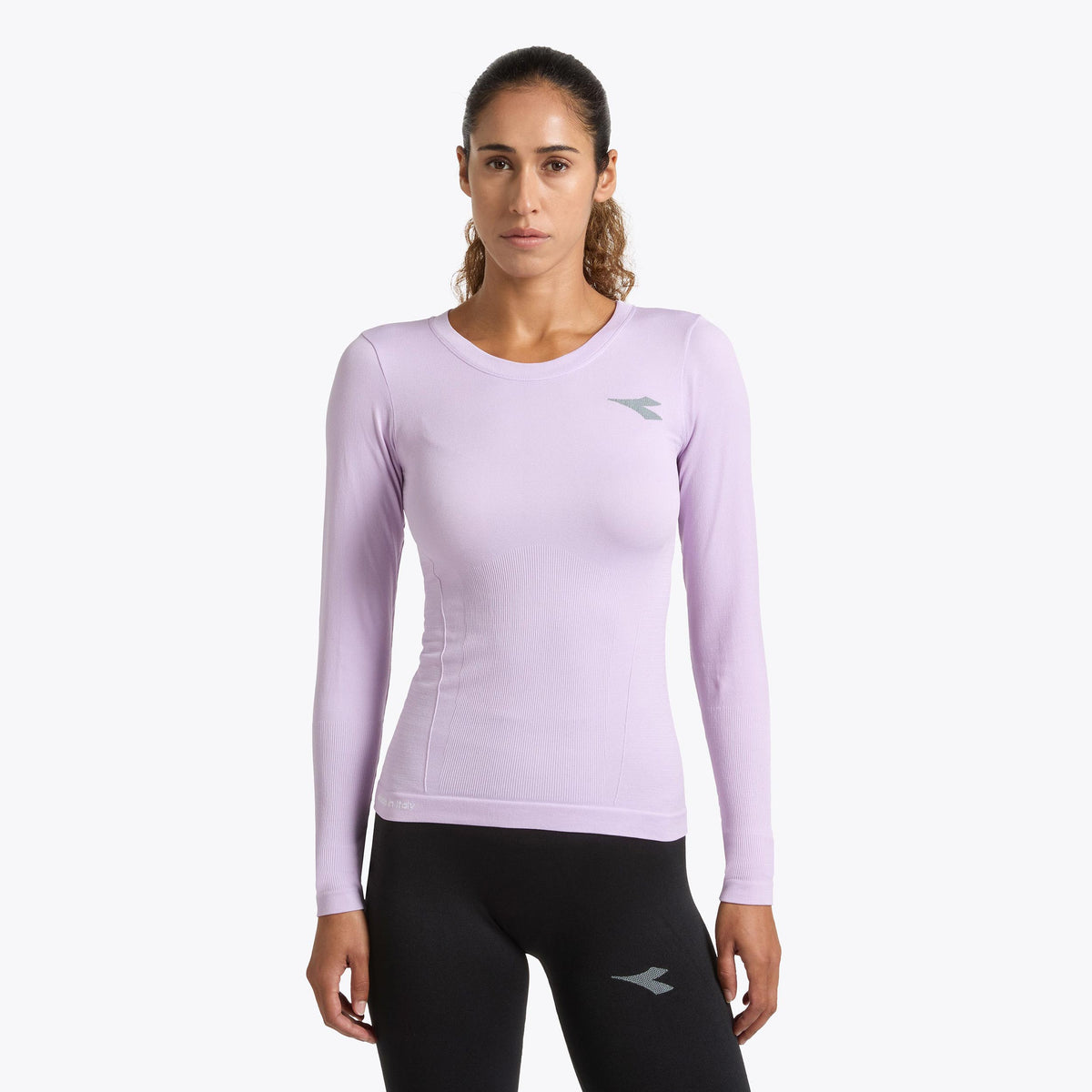 Diadora Stratouno Longsleeve Damen - flieder