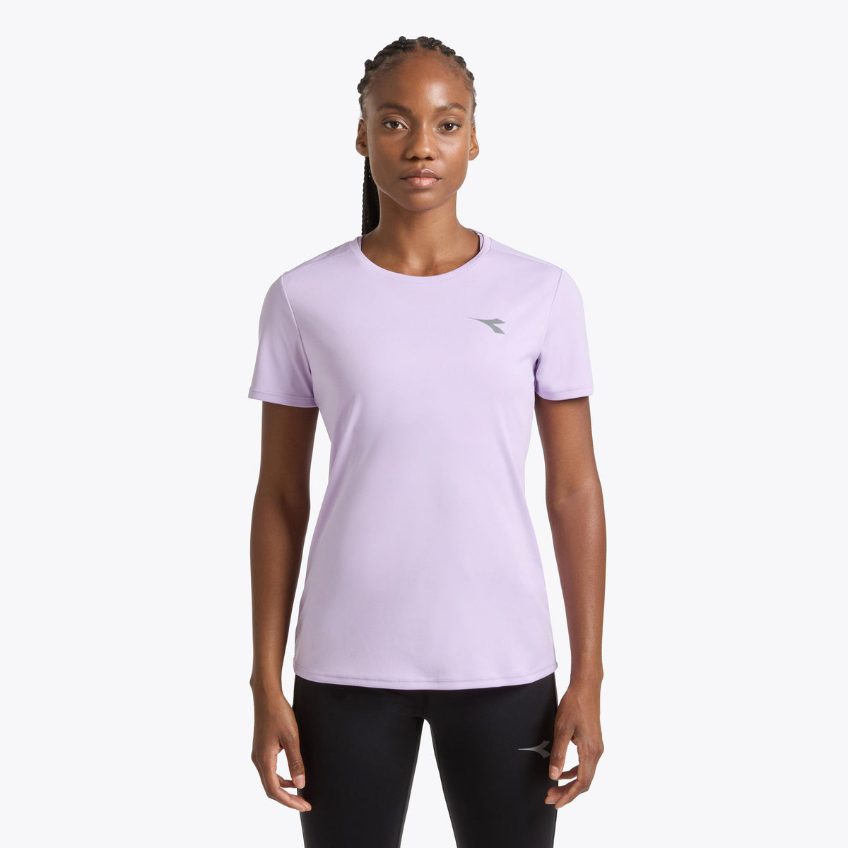 Diadora Run T-Shirt Damen - flieder