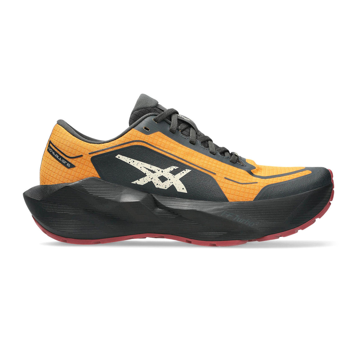 ASICS Novablast 6 GTX Neutralschuh Herren - orange, schwarz