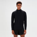 Edmond 1/4 Zip Long sleeve Men - black