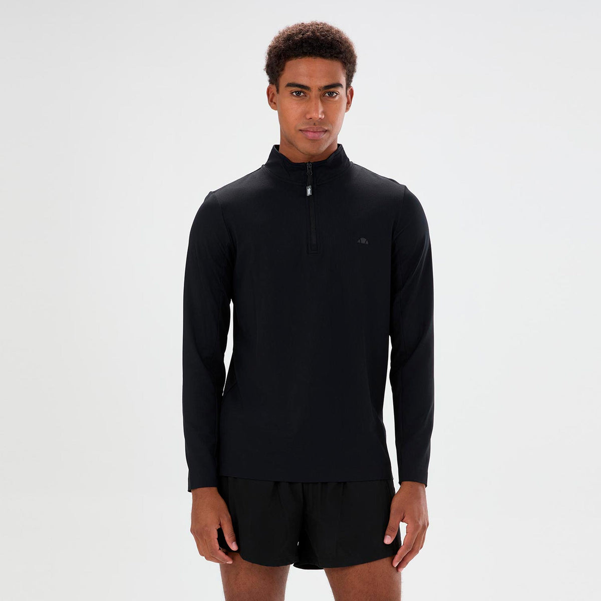 Ellesse Edmond 1/4 Zip Long sleeve Men - black