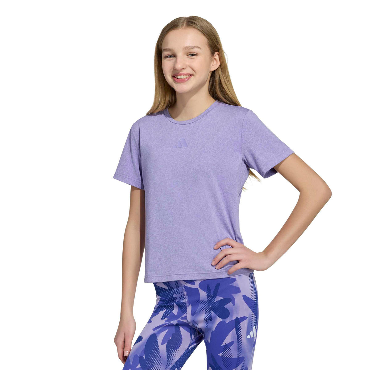 adidas Sportswear T-Shirt Mädchen - flieder