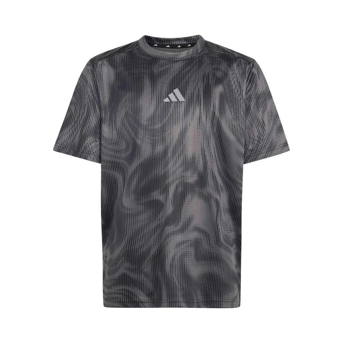 adidas Allover Graphik T-Shirt Kids - dark grey, black