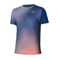 Graphic T-Shirt Men - dark blue, coral