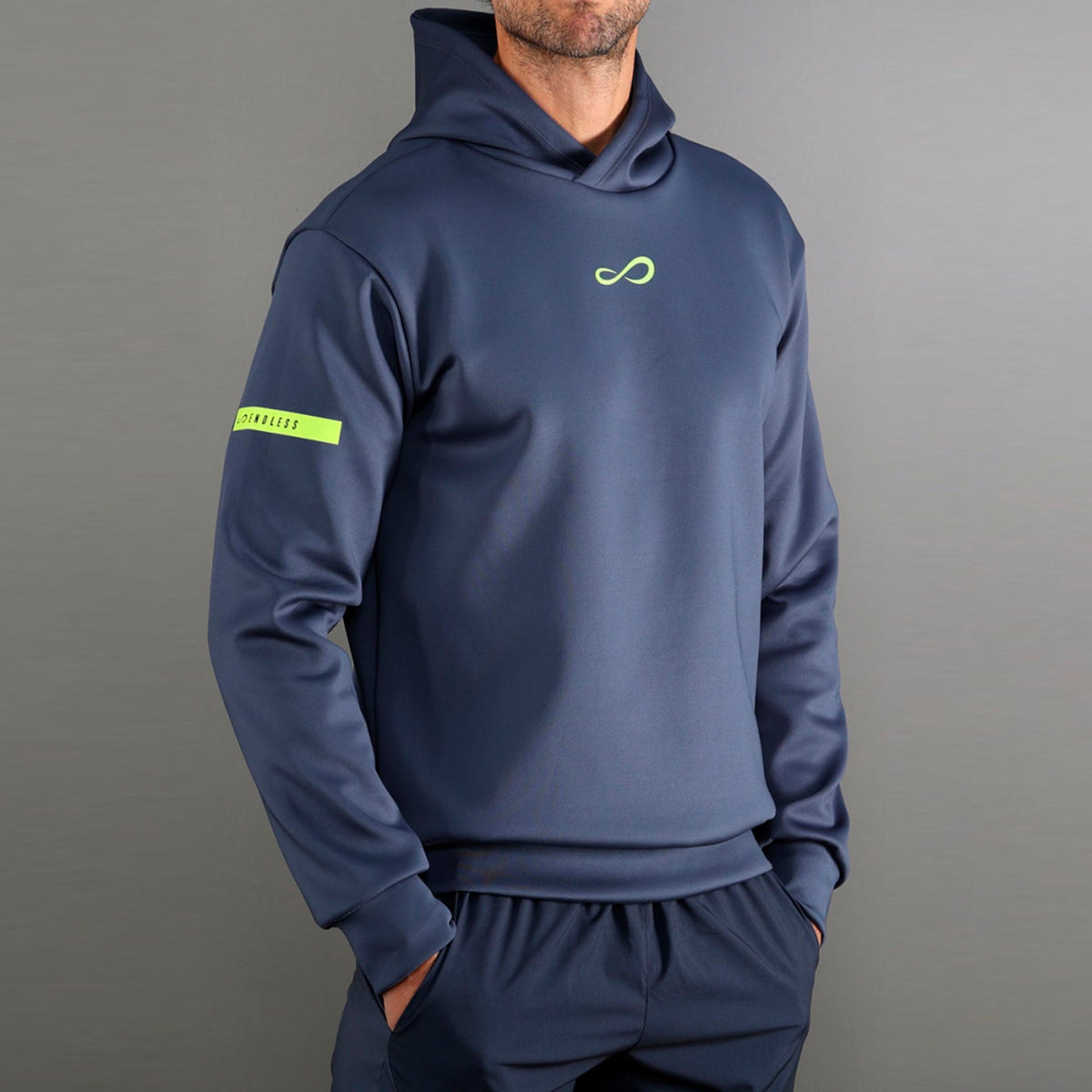 Endless SNIPER Hoody Men - blue, neon yellow