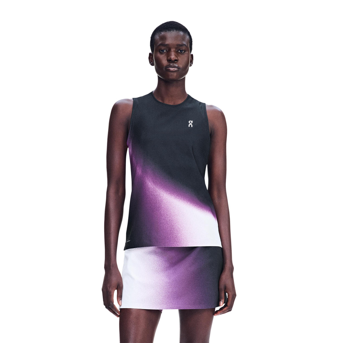 On Court Swing Tank Top Women - black, berry