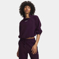 Performance Fleece 1/4 Zip Sweatshirt Damen - lila, violett