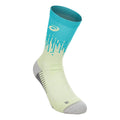 Performance Crew  Running Socks Unisex - turquoise, neon yellow