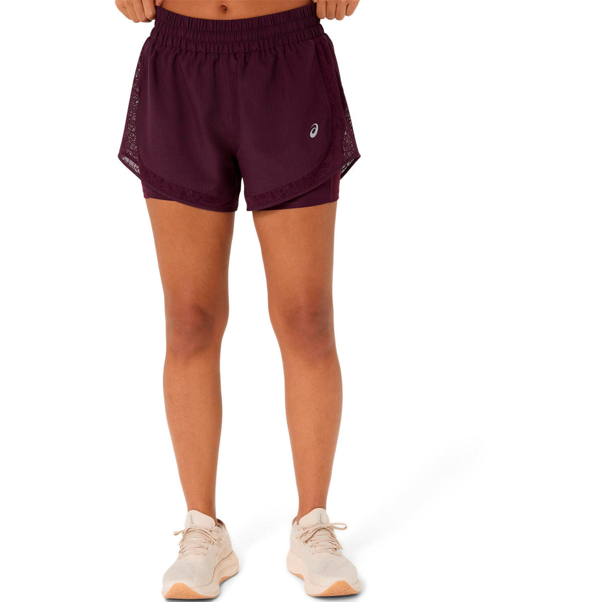 ASICS Nagino  Running shorts Women - wine red