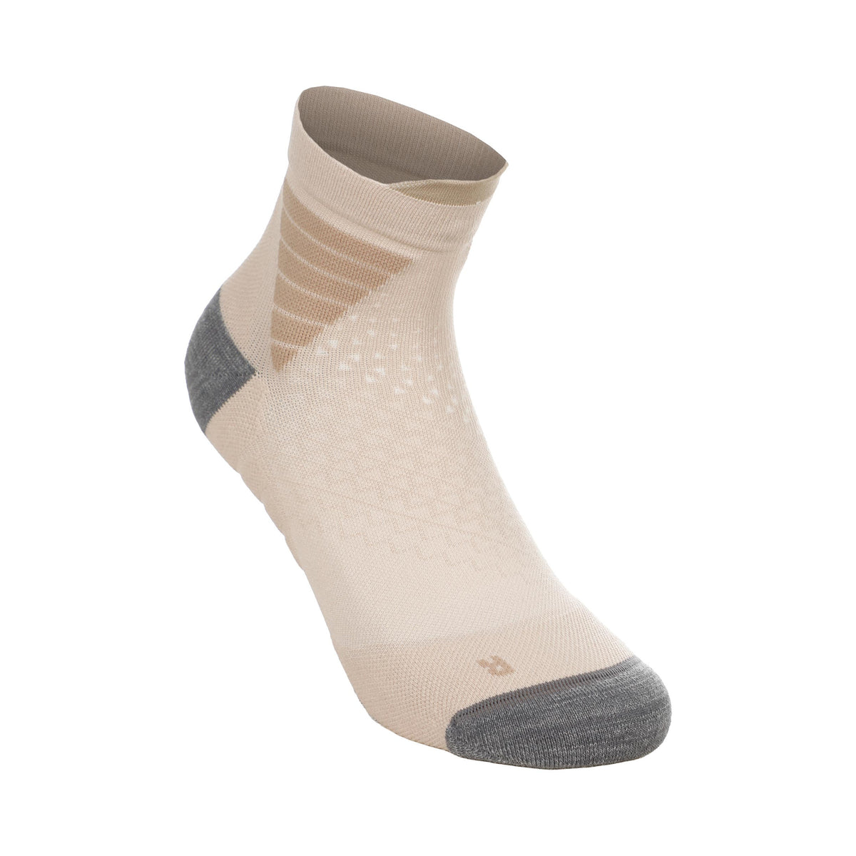 ASICS Elite Fujitrail Quarter Running Socks Unisex - beige
