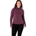 Nagino Winter  Running shirt Women - wine red