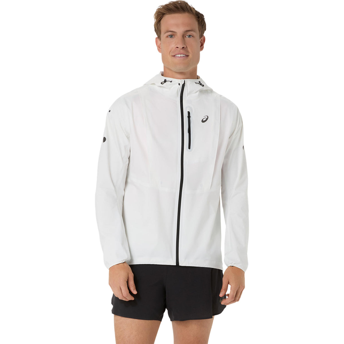ASICS Fujitrail Elite Waterproof  Running jacket Men - cream