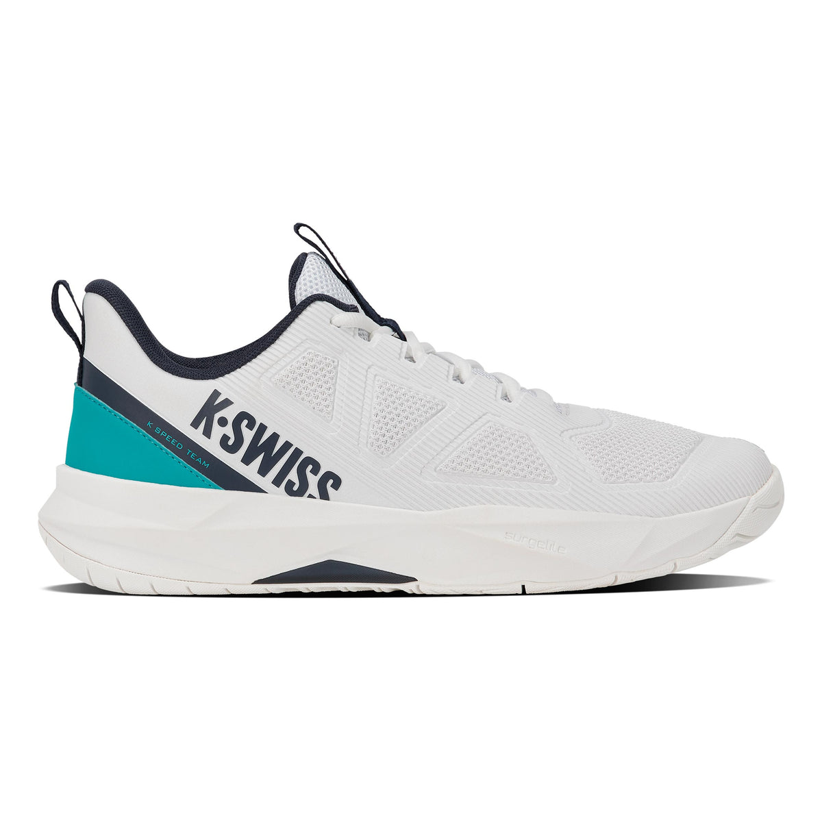 K-Swiss K-Speed Team All court shoe Men - white, turquoise
