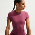 One Fitted T-Shirt Women - mauve