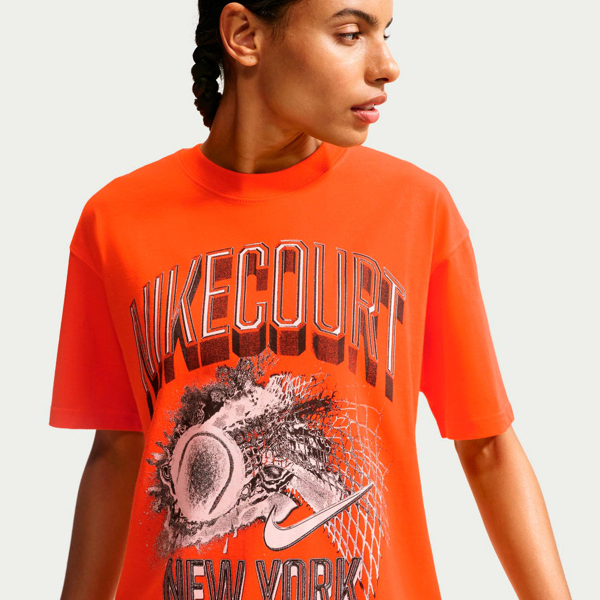 Nike Court Slam T-Shirt Women - orange