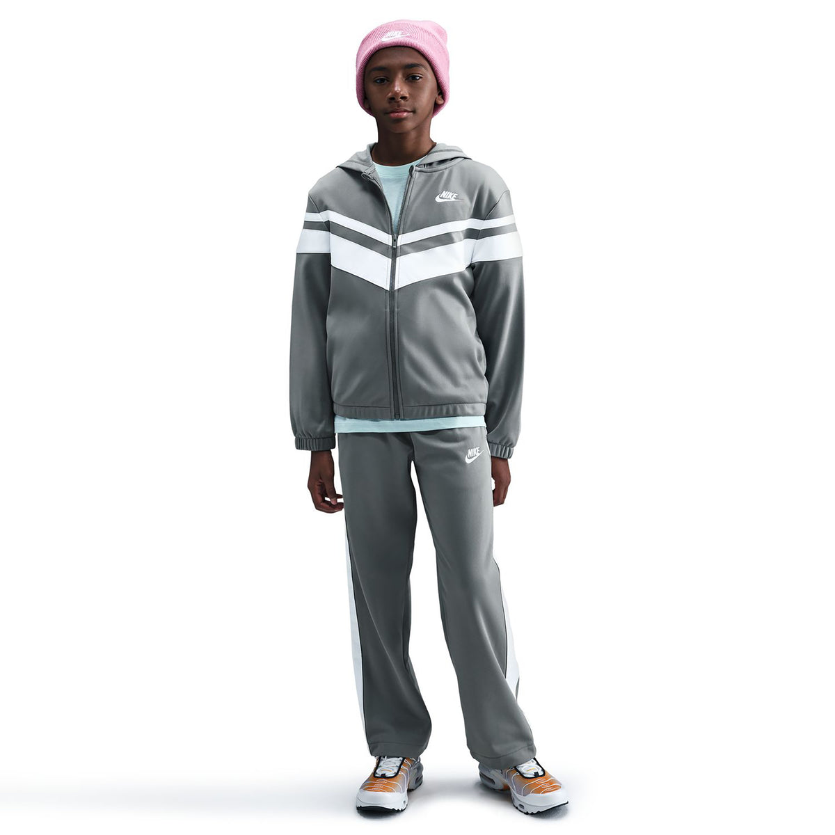 Nike Sportswear Tracksuit Kids - grey, white