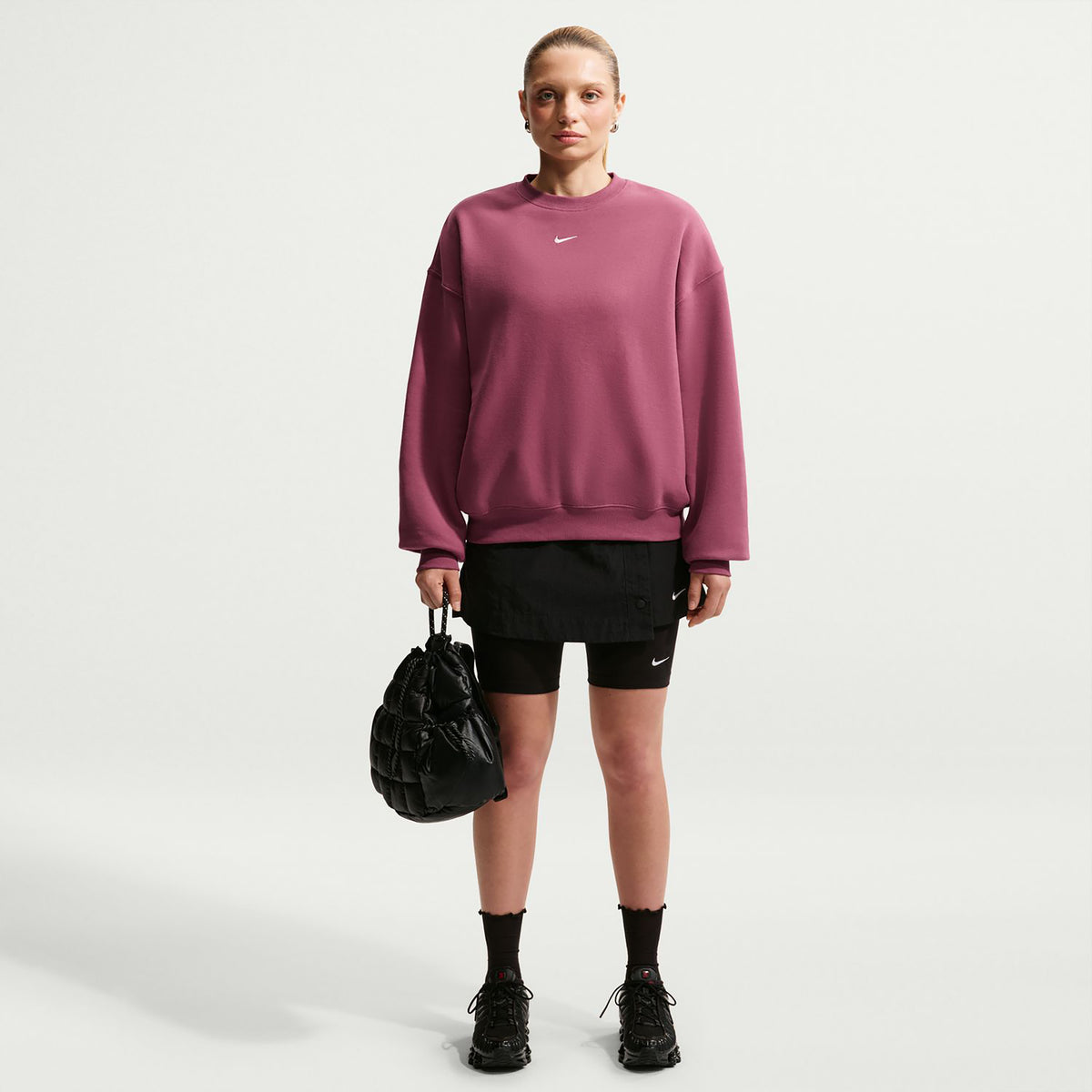 Nike Studio Fleece Sweatshirt Women - mauve