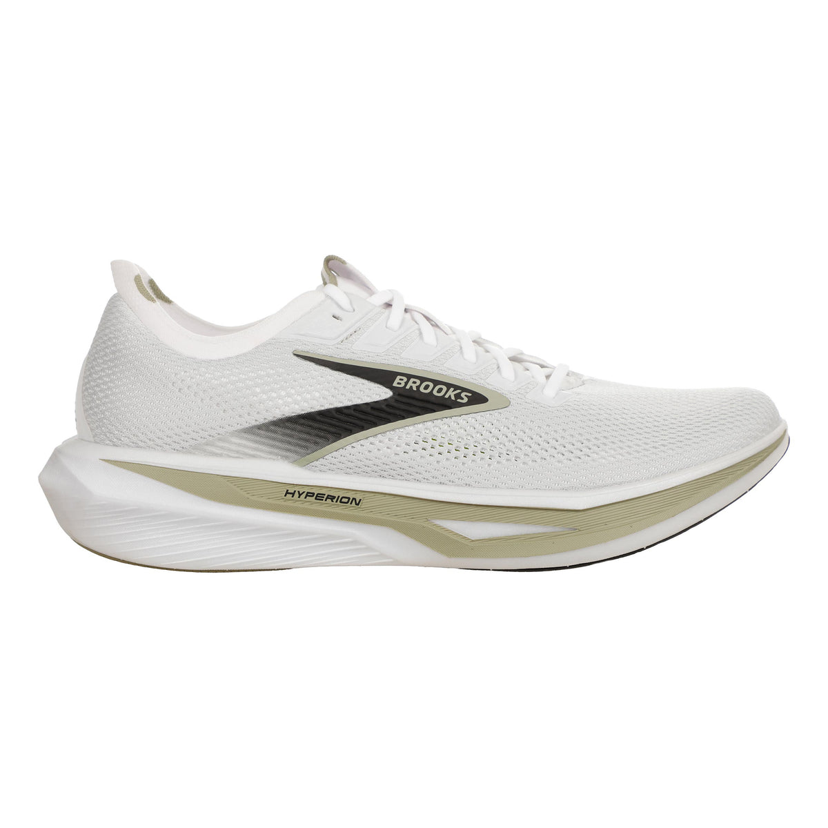 Brooks Hyperion 3 Neutral running shoe Men - white, olive