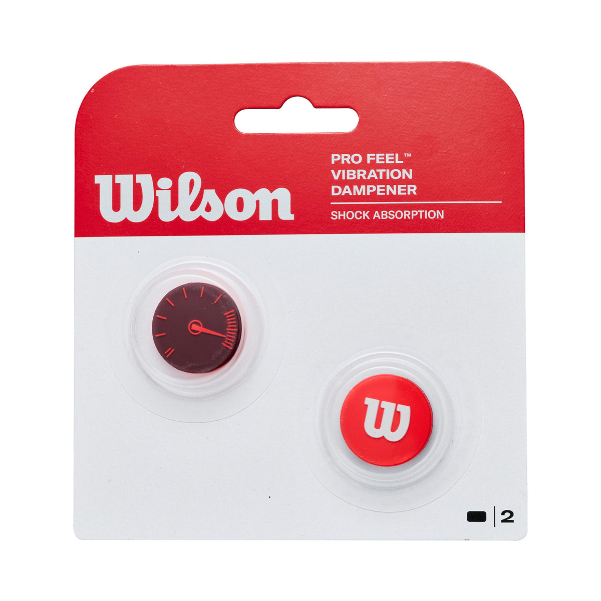 Wilson Defyer Dampener 2 Pack - red