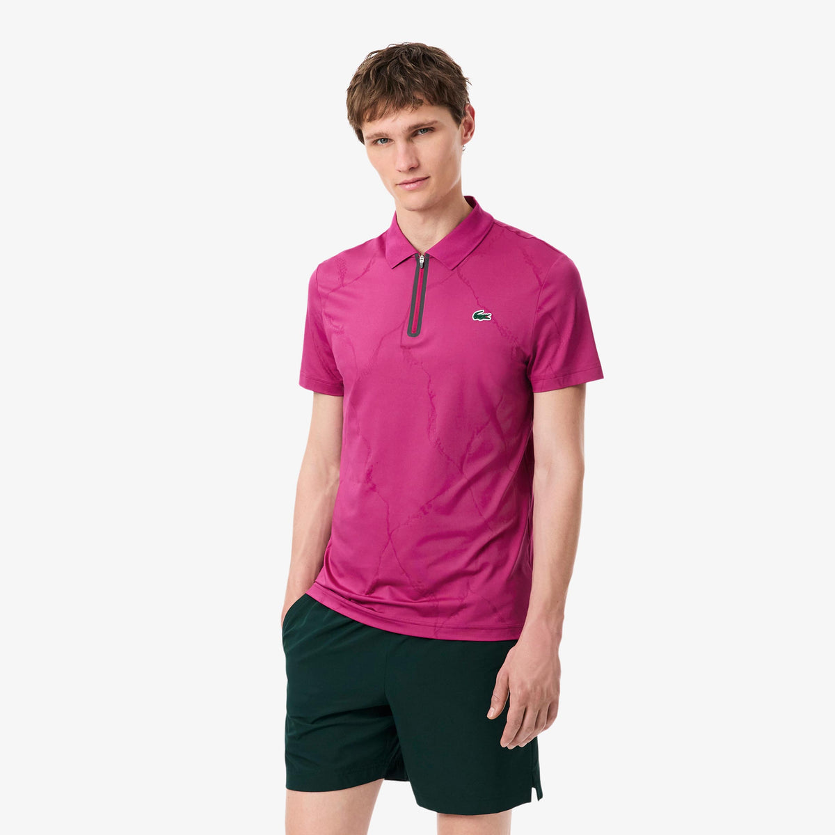 Lacoste Polo Men - berry