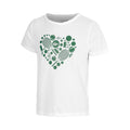 T-Shirt Kids - white, dark green
