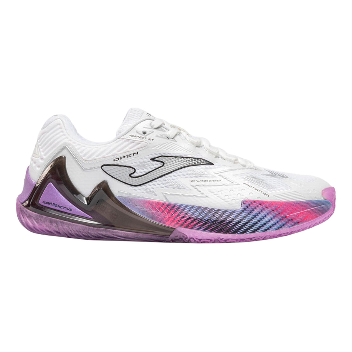 Joma Open Padel shoe Men - white, pink
