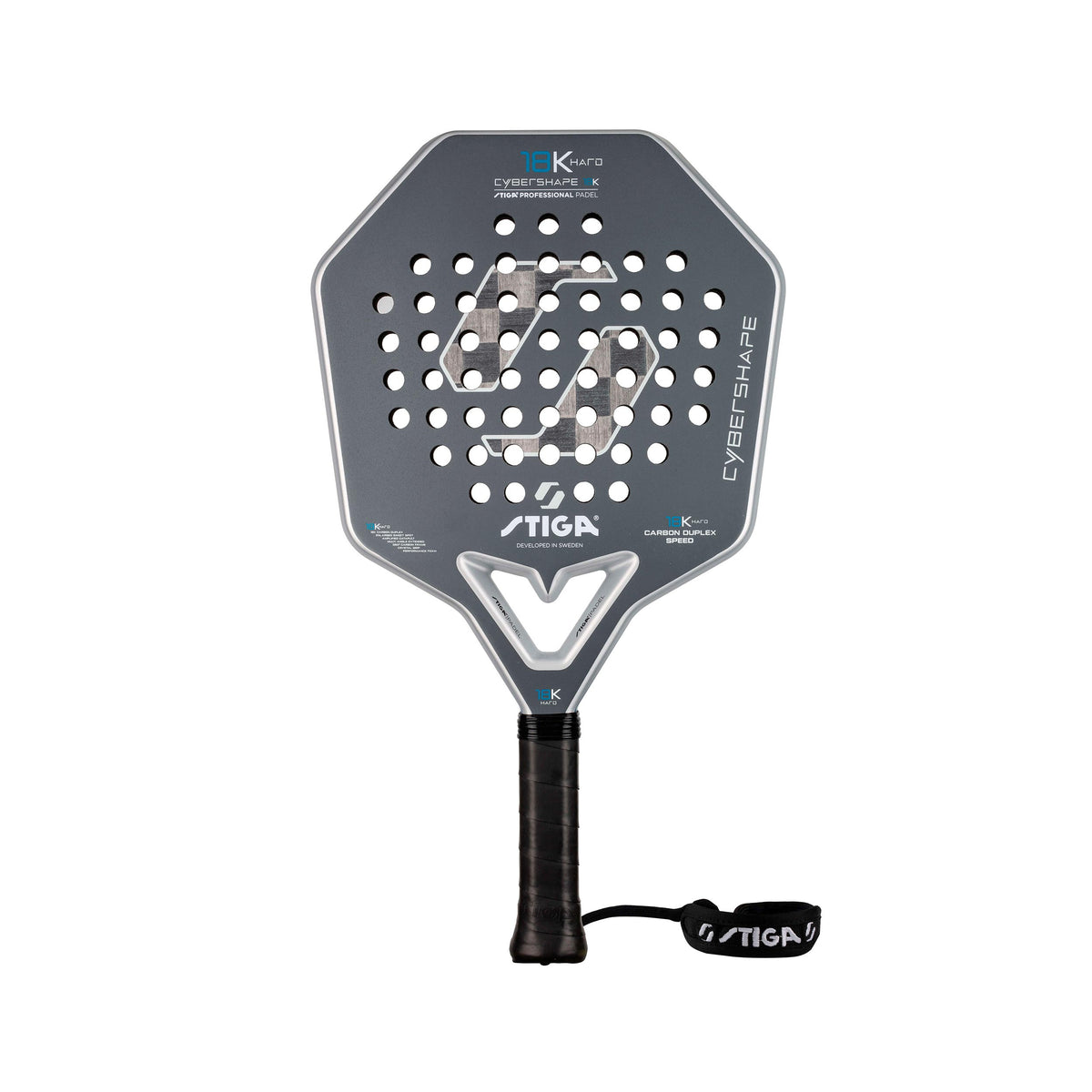 Stiga 18K Hard 2 Cybershape Padel racket