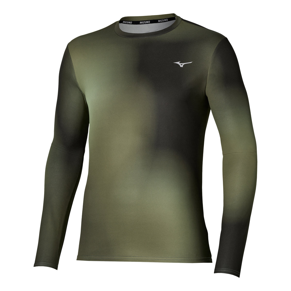Mizuno Core Graphic Running shirt Men - dark green, olive