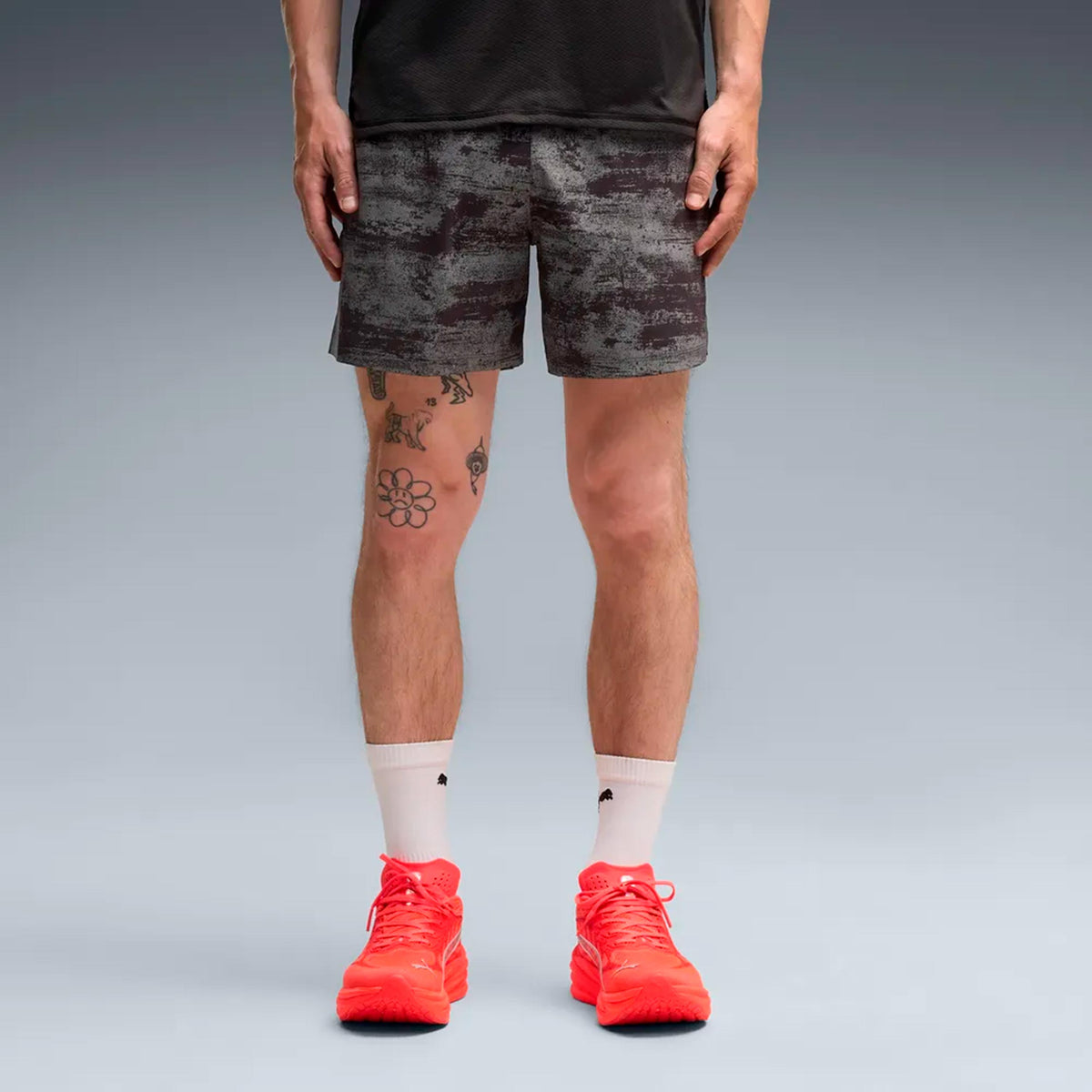 Puma Dreamrun Brightstride AOP 5in  Running shorts Men - black