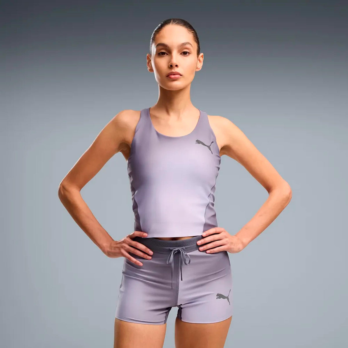 Puma Lightspeed AOP   Running shirt Women - grey