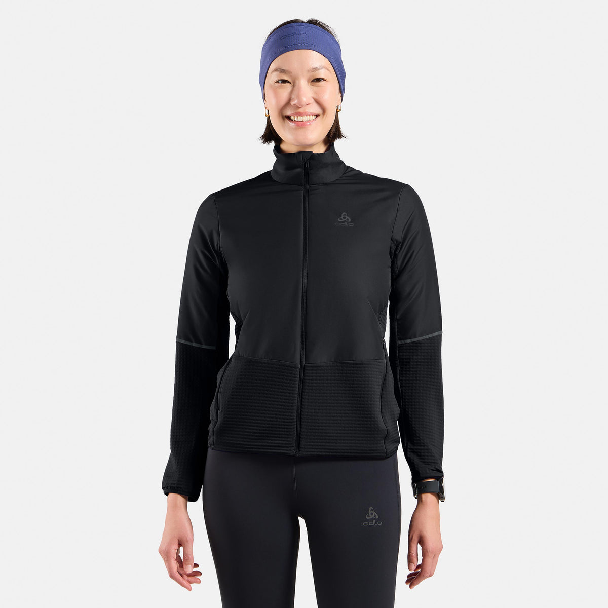 Odlo Essential Insulator Hybrid  Running jacket Women - black